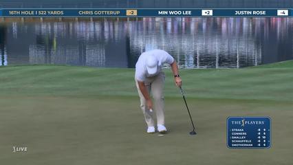 Christopher Gotterup | Round 2 | 16th hole | Shot 5 | 2026 THE PLAYERS