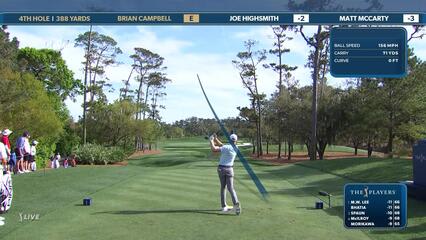 Brian Campbell | Round 2 | 4th hole | Shot 1 | 2025 THE PLAYERS