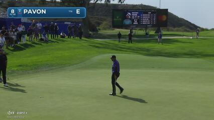 Matthieu Pavon | Round 1 | 8th hole | Shot 3 | 2025 Farmers