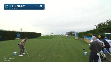 Russell Henley | Round 2 | 17th hole | Shot 3 | 2025 AT&T Pebble Beach