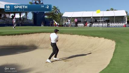 Jordan Spieth | Round 2 | 18th hole | Shot 3 | 2026 Sony Open