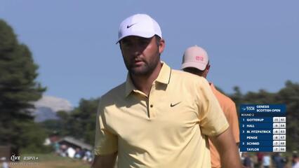 Scottie Scheffler | Round 2 | 5th hole | Shot 3 | 2025 Genesis Scottish Open