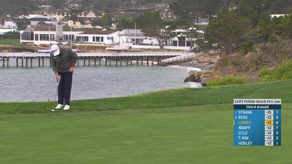 Shane Lowry | Round 3 | 5th hole | Shot 3 | 2025 AT&T Pebble Beach