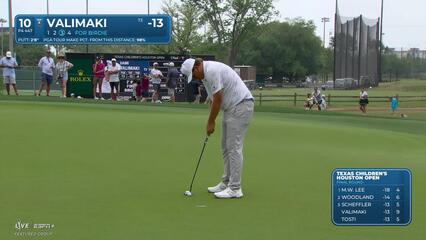 Sami Valimaki | Round 4 | 10th hole | Shot 3 | 2025 Houston Open