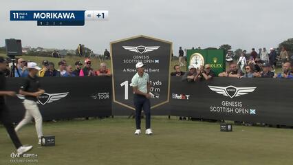 Collin Morikawa | Round 1 | 11th hole | Shot 1 | 2025 Genesis Scottish Open