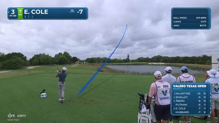 Eric Cole | Round 2 | 3rd hole | Shot 1 | 2026 Valero