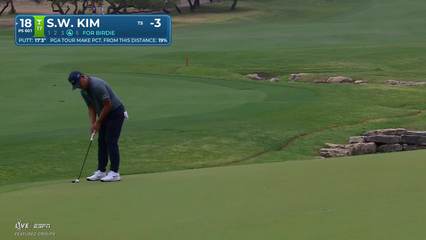 Si Woo Kim | Round 1 | 18th hole | Shot 5 | 2026 Valero