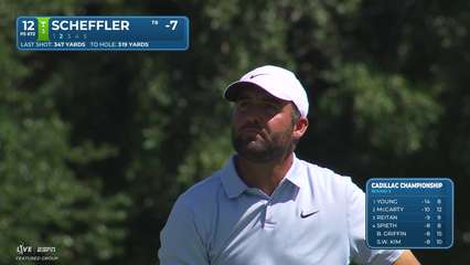 Scottie Scheffler | Round 3 | 12th hole | Shot 2 | 2026 Cadillac