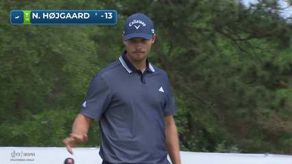 Nicolai Højgaard | Round 3 | 9th hole | Shot 3 | 2026 Texas Children's