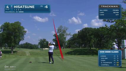 Ryo Hisatsune | Round 2 | 4th hole | Shot 1 | 2025 John Deere