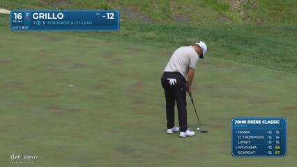 Emiliano Grillo | Round 3 | 16th hole | Shot 2 | 2025 John Deere