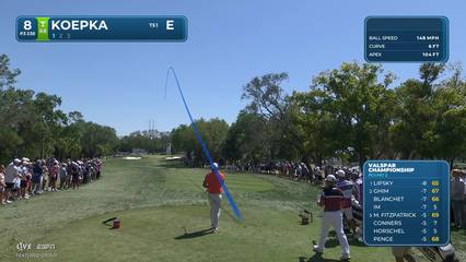 Brooks Koepka | Round 2 | 8th hole | Shot 1 | 2026 Valspar