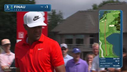 Tony Finau | Round 1 | 3rd hole | Shot 1 | 2025 3M Open