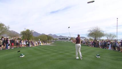 Daniel Berger | Round 4 | 9th hole | Shot 1 | 2025 WM Phoenix Open