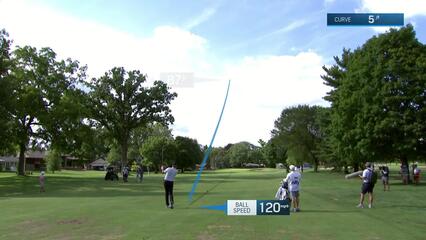 Stewart Cink | Round 1 | 15th hole | Shot 2 | 2025 Ally Challenge