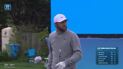 Scottie Scheffler | Round 3 | 17th hole | Shot 1 | 2026 AT&T Pebble Beach