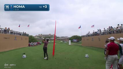 Max Homa | Round 2 | 16th hole | Shot 1 | 2025 Valero