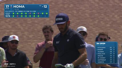 Max Homa | Round 4 | 17th hole | Shot 1 | 2025 3M Open