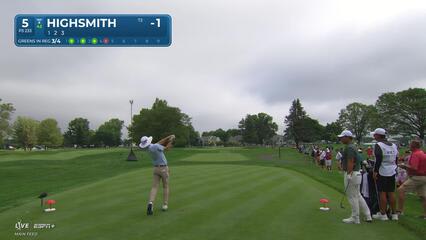 Joe Highsmith | Round 1 | 5th hole | Shot 1 | 2025 Travelers