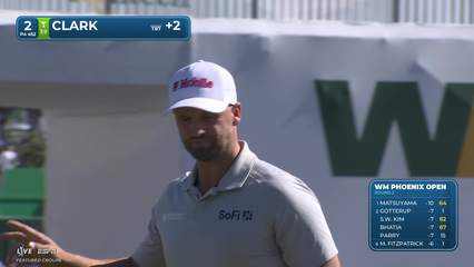 Wyndham Clark | Round 2 | 2nd hole | Shot 4 | 2026 WM Phoenix Open