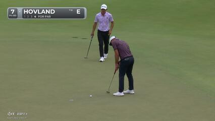 Viktor Hovland | Round 1 | 7th hole | Shot 4 | 2025 TOUR Championship