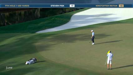 Kristoffer Reitan | Round 4 | 7th hole | Shot 4 | 2026 THE PLAYERS