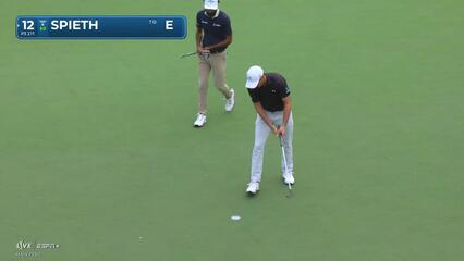 Jordan Spieth | Round 1 | 12th hole | Shot 4 | 2025 Wyndham