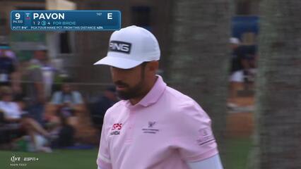 Matthieu Pavon | Round 4 | 9th hole | Shot 3 | 2025 RBC Heritage