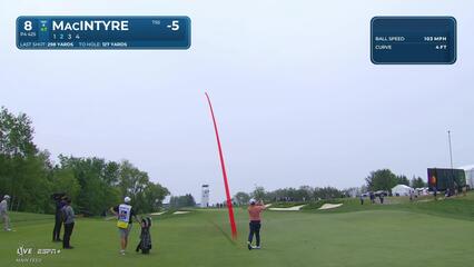 Robert MacIntyre | Round 4 | 8th hole | Shot 2 | 2025 RBC Canadian