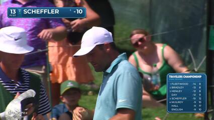 Scottie Scheffler | Round 4 | 13th hole | Shot 1 | 2025 Travelers