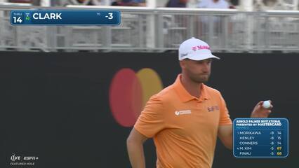 Wyndham Clark | Round 3 | 14th hole | Shot 3 | 2025 Arnold Palmer Invitational