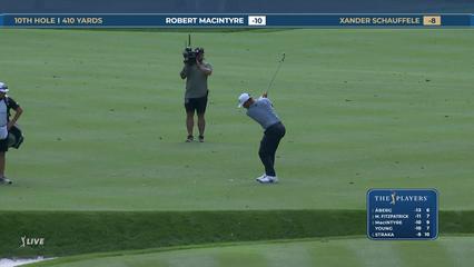 Xander Schauffele | Round 4 | 10th hole | Shot 2 | 2026 THE PLAYERS
