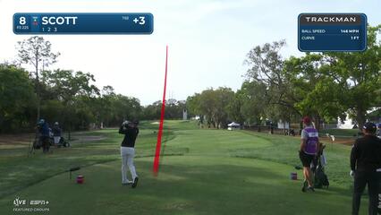 Adam Scott | Round 4 | 8th hole | Shot 1 | 2025 Valspar