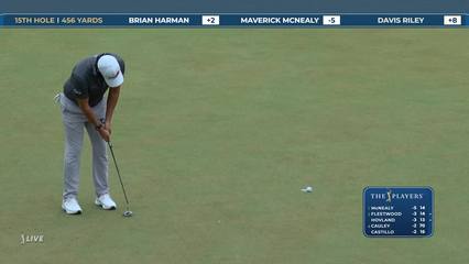 Davis Riley | Round 1 | 15th hole | Shot 5 | 2026 THE PLAYERS