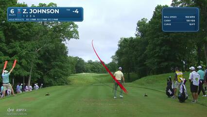 Zach Johnson | Round 4 | 6th hole | Shot 1 | 2025 John Deere