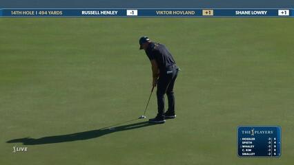 Viktor Hovland | Round 1 | 14th hole | Shot 4 | 2025 THE PLAYERS