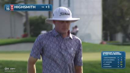 Joe Highsmith | Round 2 | 15th hole | Shot 3 | 2026 Cognizant Classic