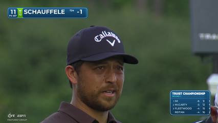 Xander Schauffele | Round 1 | 11th hole | Shot 1 | 2026 Truist Championship