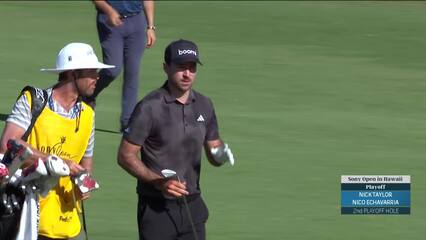 Nick Taylor | Playoff 2 | 18th hole | Shot 3 | 2025 Sony Open
