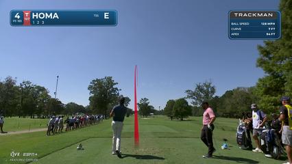 Max Homa | Round 1 | 4th hole | Shot 1 | 2025 Sanderson Farms