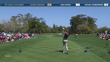 Daniel Berger | Round 2 | 1st hole | Shot 1 | 2026 THE PLAYERS