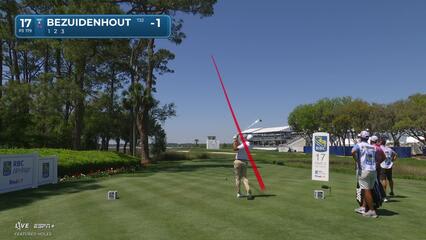 Christiaan Bezuidenhout | Round 1 | 17th hole | Shot 1 | 2025 RBC Heritage