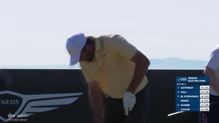 Scottie Scheffler | Round 2 | 12th hole | Shot 1 | 2025 Genesis Scottish Open