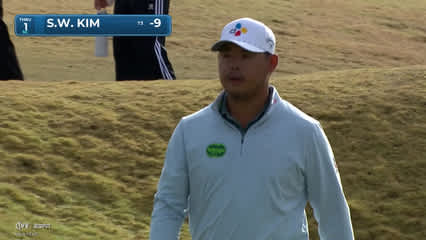 Si Woo Kim | Round 2 | 1st hole | Shot 4 | 2026 The American Express