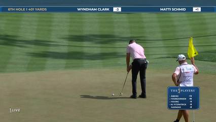 Wyndham Clark | Round 4 | 6th hole | Shot 4 | 2026 THE PLAYERS