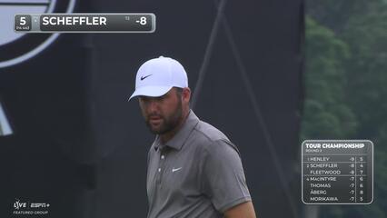 Scottie Scheffler | Round 2 | 5th hole | Shot 5 | 2025 TOUR Championship