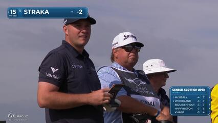Sepp Straka | Round 1 | 15th hole | Shot 1 | 2025 Genesis Scottish Open