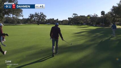Joel Dahmen | Round 1 | 9th hole | Shot 2 | 2024 The RSM Classic