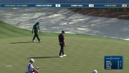 Si Woo Kim | Round 2 | 14th hole | Shot 4 | 2025 THE PLAYERS