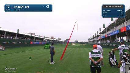 Ben Martin | Round 1 | 17th hole | Shot 1 | 2025 THE CJ CUP